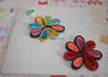 廠家直銷衍紙賀卡 DIY手工立體卡片 quilling card 花形 3