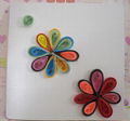 廠家直銷衍紙賀卡 DIY手工立體卡片 quilling card 花形 1