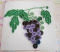 Factory direct selling quillling card DIY handmade cards Grape