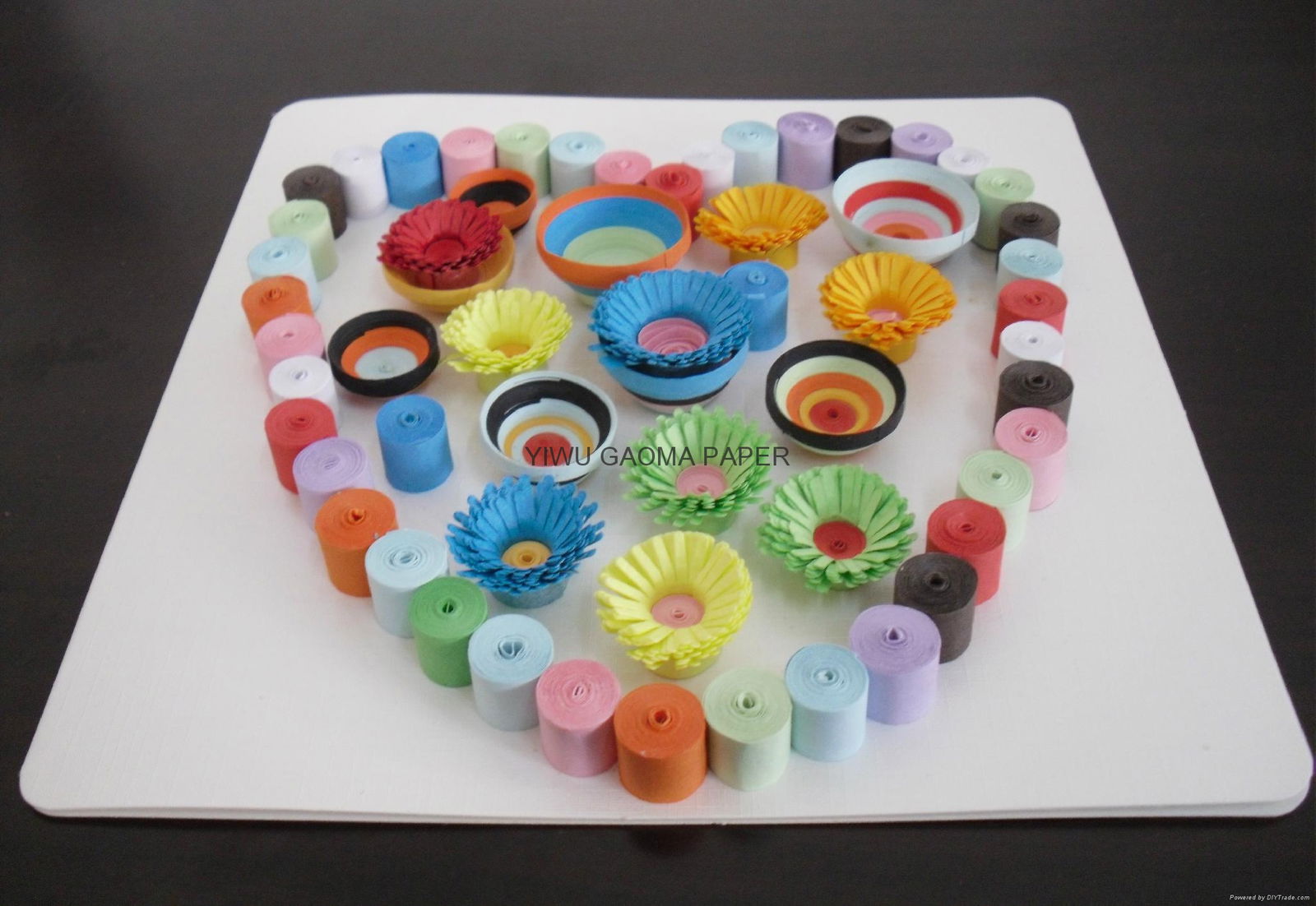 Direct manufacturers quilling card DIY cards Heart 2