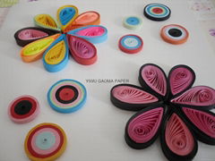 厂家直销衍纸贺卡 DIY手工立体卡片 quilling card 花形