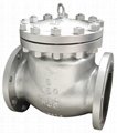Api cast steel flanged ends swing check valve