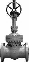 API 6D industrial flexible wedge gate valve