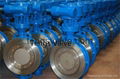 API hard seal triple offset wafer butterfly valve