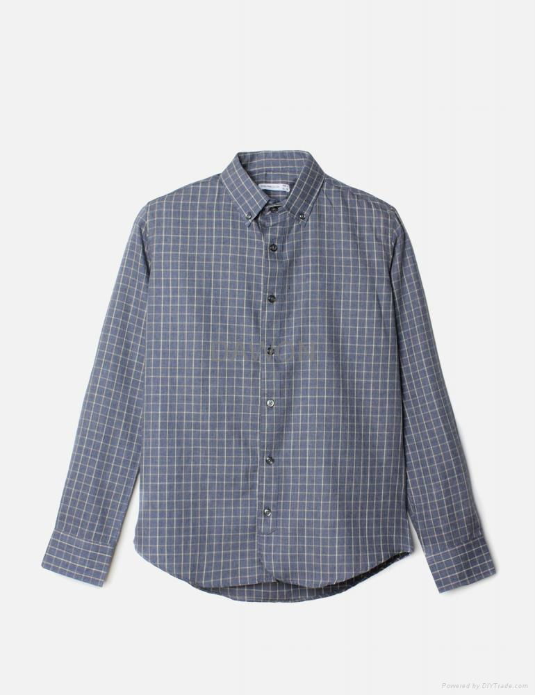 Cotton Check Dandy Style Shirts 2