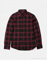 Ombre Check Shirt