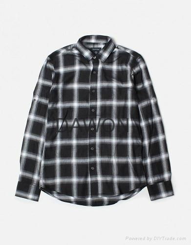 Ombre Check Shirt 2