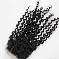 5*5 lace closure bleached knot with baby hair hair closure