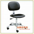 Black PU Cleanroom ESD Chair  1
