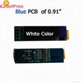 0.91'' OLED display module, 128 x 32 px resolution, white characters in black ba 2