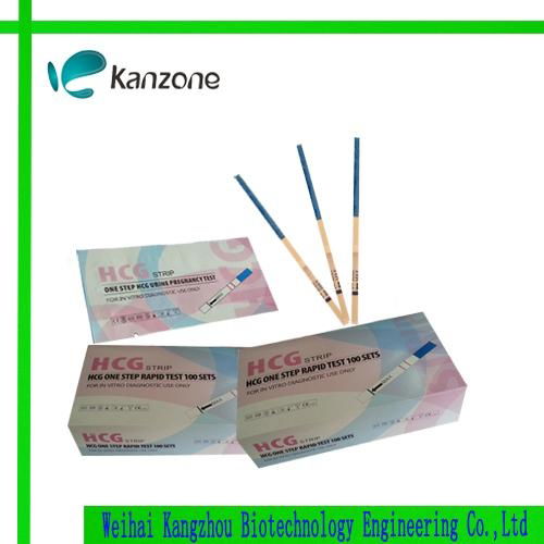 HCG pregnancy test strip 2.5mm 3