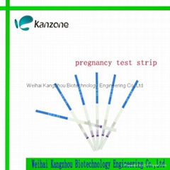 Urine one step pregnancy test strip 2.5mm CE mark