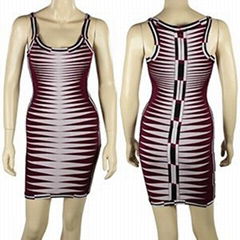 2015 New Arrival Women Sunmmer Bandage Dress Spaghetti Strap Bandage Dress