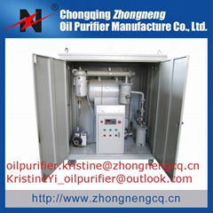 ZYB-M Mobile Type Single Stage Vacuum Transformer Oil Regeneration Purifier