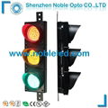 4 inches PC housing solar led traffic light