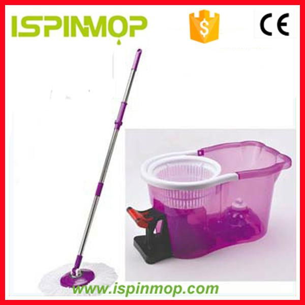 ISPINMOP clean microfiber bucket pedal spin mop  4