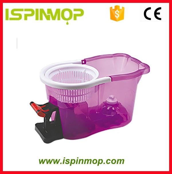 ISPINMOP clean microfiber bucket pedal spin mop  3