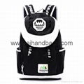 Fashionable preppy style nylon backpack 1