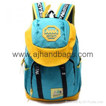 Fashionable preppy style nylon backpack 4