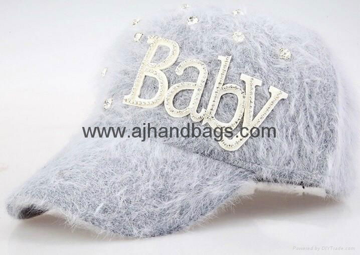 Autumn and winter korean diamond design ourdoors cap 3