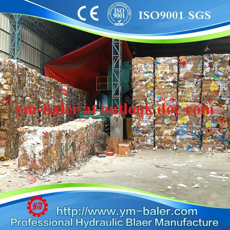 100T High quality Paper baler,Automatic baling press for waste paper 2