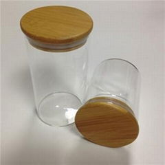 Cylinder Glass Candy Storage Jars