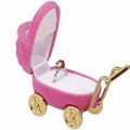 Baby Carriage Shape Ring Box 1