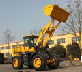 3ton high quality farm wheel loader with front end loader for sale 2