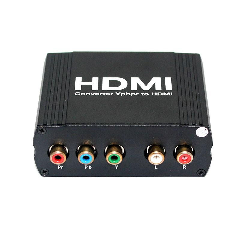 廠家直銷YPBPR+R/L TO HDMI 色差轉HDMI信號轉換器 4