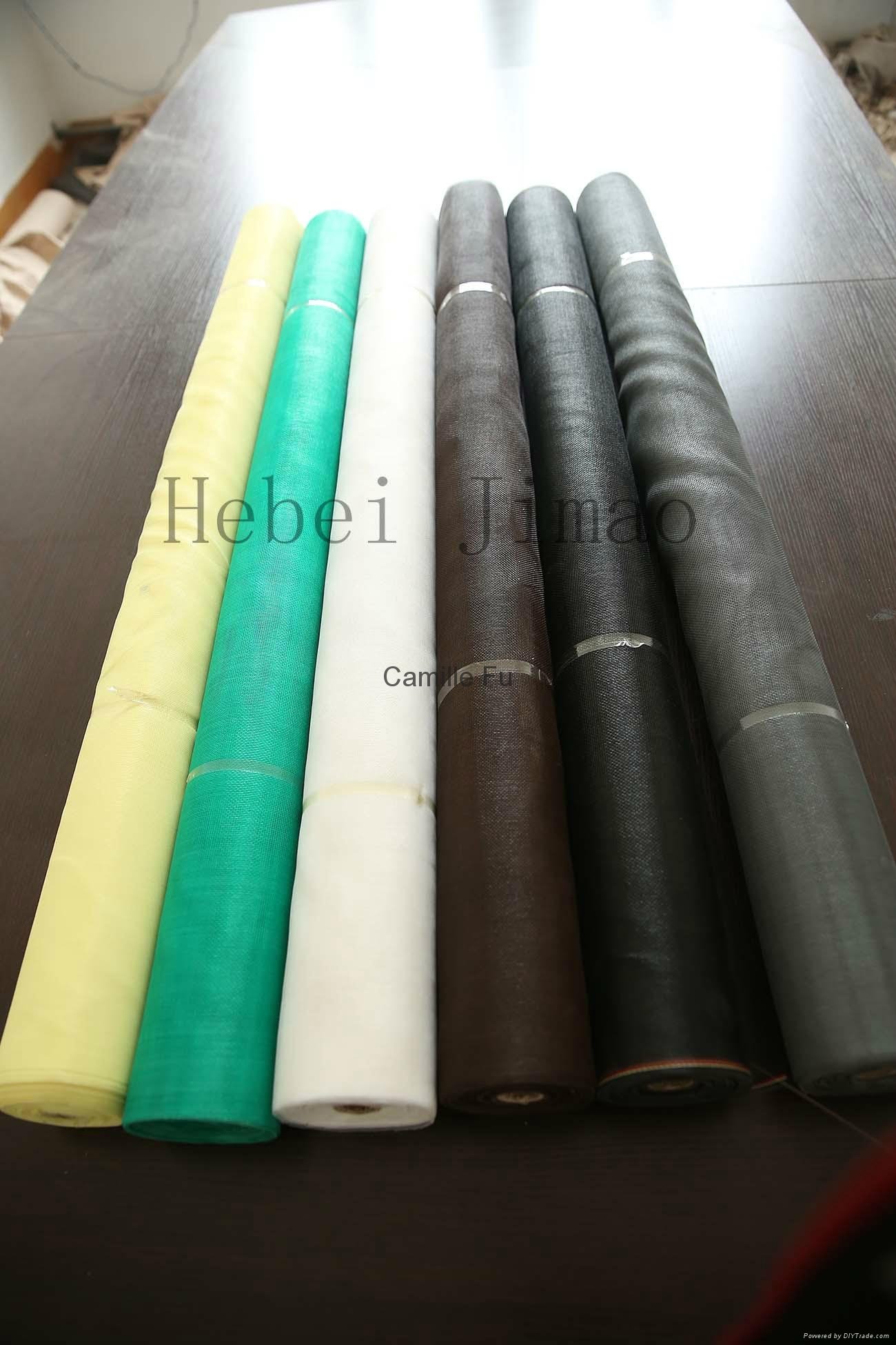 110/115/120g Invisible Colorful Window Fiberglass Insect Screen Netting(18*16mes 5