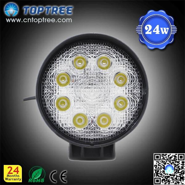 4" 12V 24w Car LED Working Light Led Light For Truck