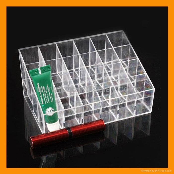 Acrylic Cosmetic Display Lipstick Stand Holder 4