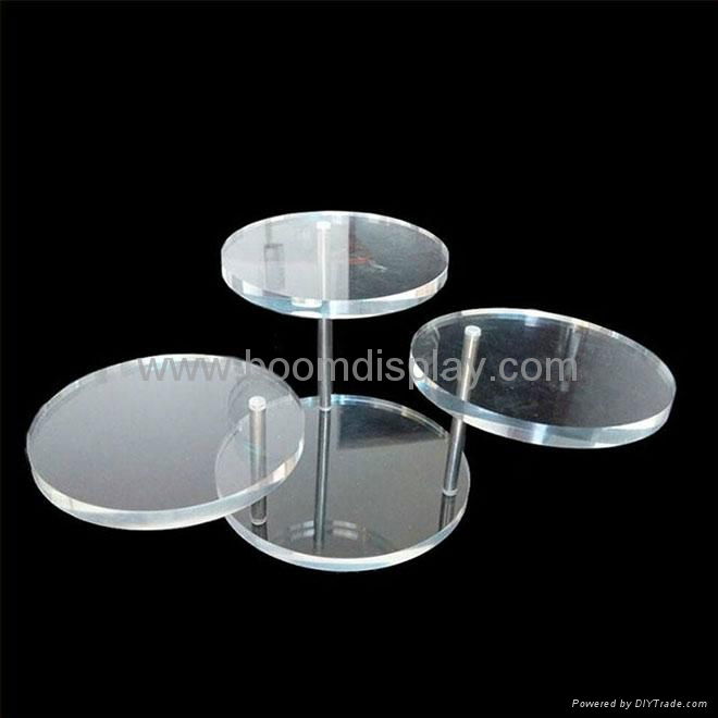 Custom made clear Acrylic Cosmetic Eye Shadow Display 2