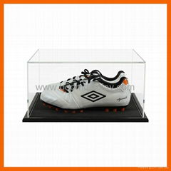  acrylic football boot display case
