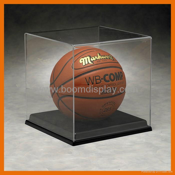 Acrylic Soccer Ball football bascketball golf Display Case 4