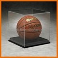 Acrylic Soccer Ball football bascketball golf Display Case 4