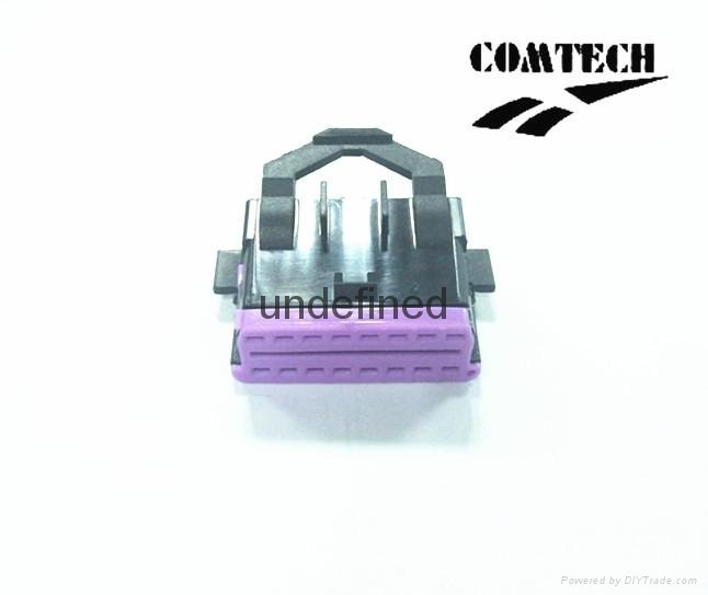 Popular female plastic shell with triangular ring and purple card