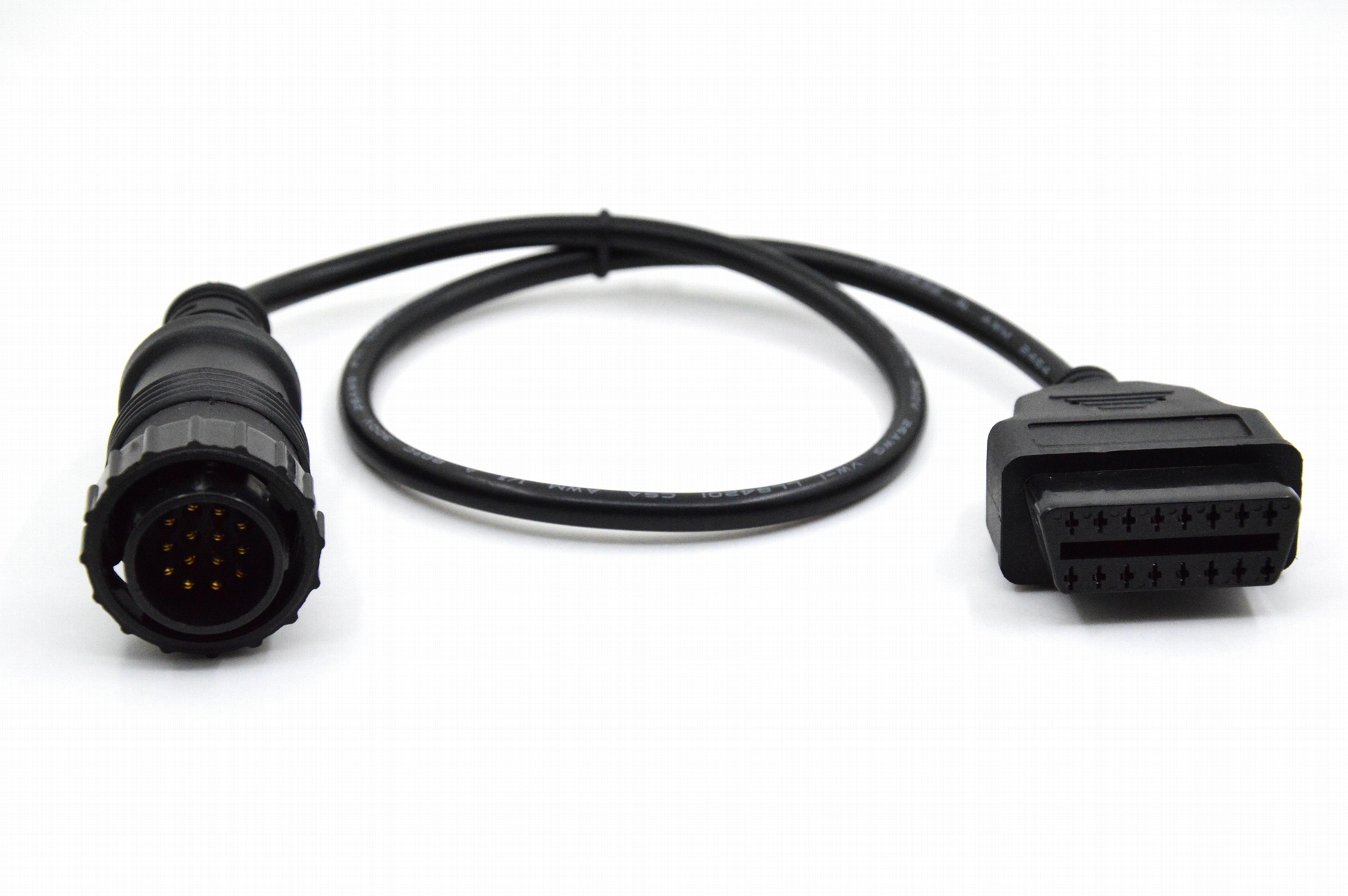 Auto OBD2 Tester extension cord OBDII 16P FEMLAE TO CPC 14P MALE