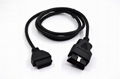 Auto OBD2 Tester extension cord  OBDII 16P FEMALE TO MALE（Metal shrapnel）  CABLE 1