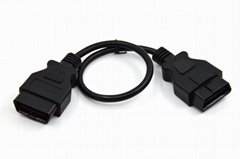 Auto OBD2 Tester extension cord   OBDII 16P MALE  TO MALE CABLE