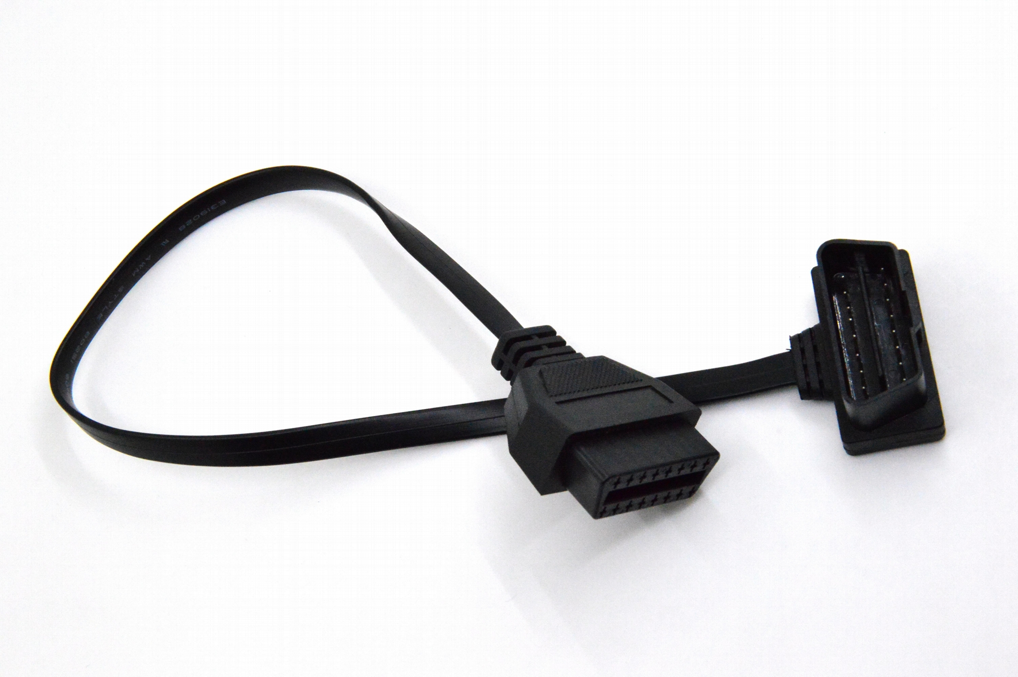 Auto OBD2 Tester extension cord OBD2 16P FEMALE TO 90°MALE flexible