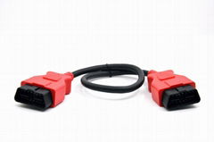 Auto OBD2 Tester extension cord   OBDII 16P MALE  TO MALE CABLE