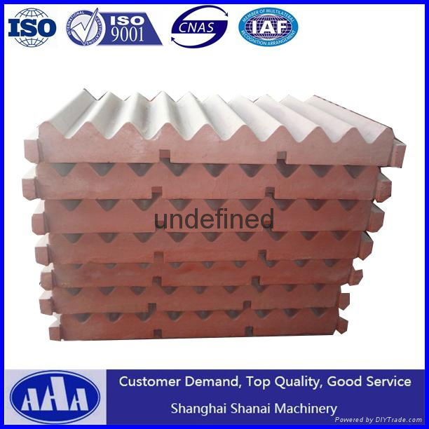 Jaw plate parts for jaw crusher machine 4