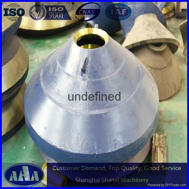 concave and mantle parts for cone crusher  2