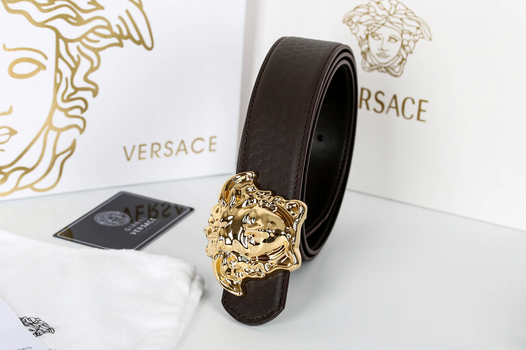wholesale highest quality         Belt Silk fabric top material belt fashion 7