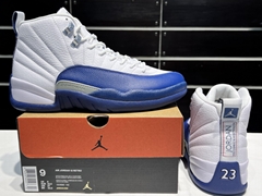 The Newest top Air Jordan 12 French Blue basketball shoes SPORT SHOES