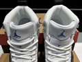 Air Jordan 12 White Black and Blue High Top basketball Shoes Sneakers