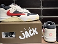 Travis Scott x Jordan Jumpman Jack TR University Red  Basketball Shoes Sneakers 