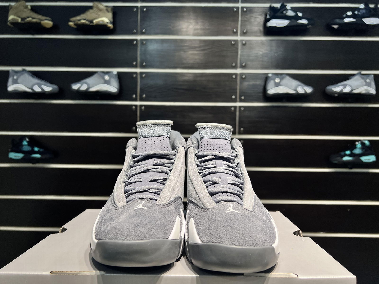 Wholesale Air Jordan 14 Flint Grey  Basketball Shoes Sneakers for men 5