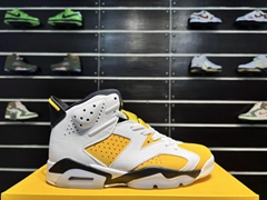 Best qaulity Air Jordan 6 Yellow Ochre Sneake basketball Shoes